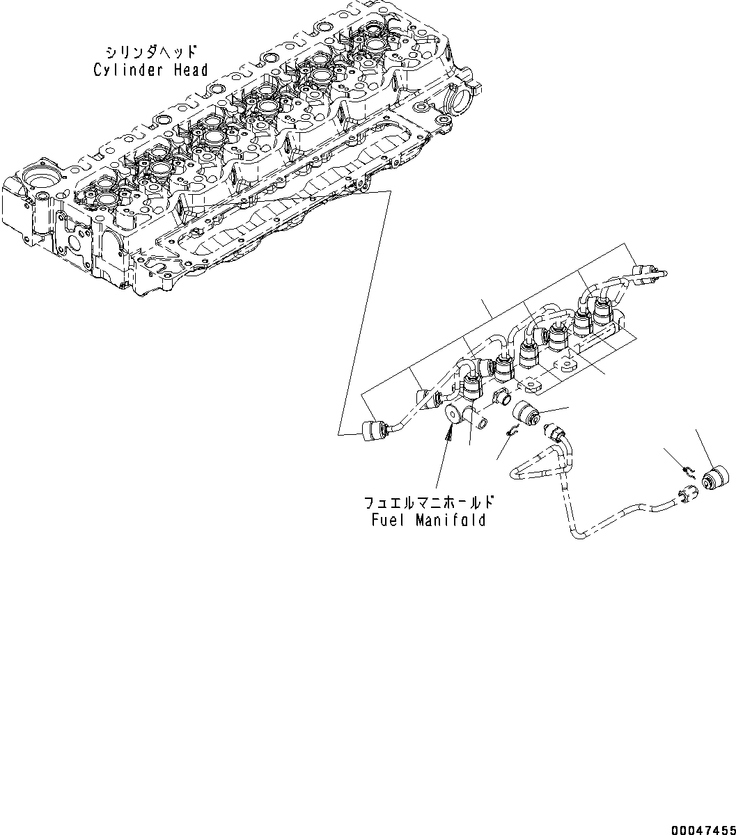 Engines Komatsu / SAA6D107E-2C S/N 26600007-UP (For WA380-7)(0000619C) / Fuel Supply Pump (#2660007-)(D003001 : A4019-001001)