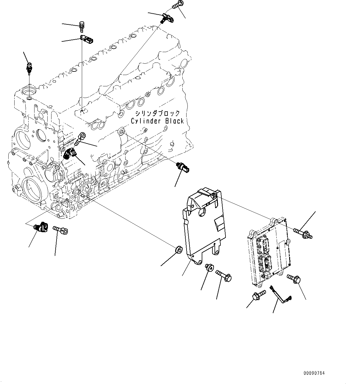 Engines Komatsu / SAA6D107E-1F S/N 537218-UP (For PC308USLC-3E0)(0000625C) / Fuel Piping (#26537218-)(D007001 : AFT00-001001)