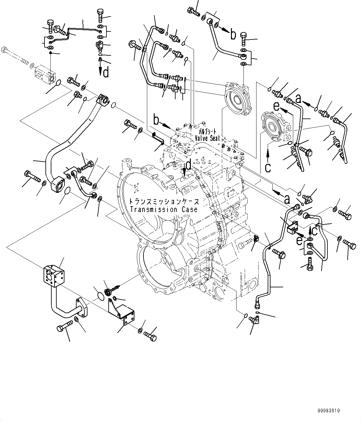 Dump Trucks Komatsu / HM400-2 S/N 2848-UP (KAL Spec.)(0000630C) / Torque Converter and Transmission, Relief Valve (#2633-)(F003010 : F3300-001009)
