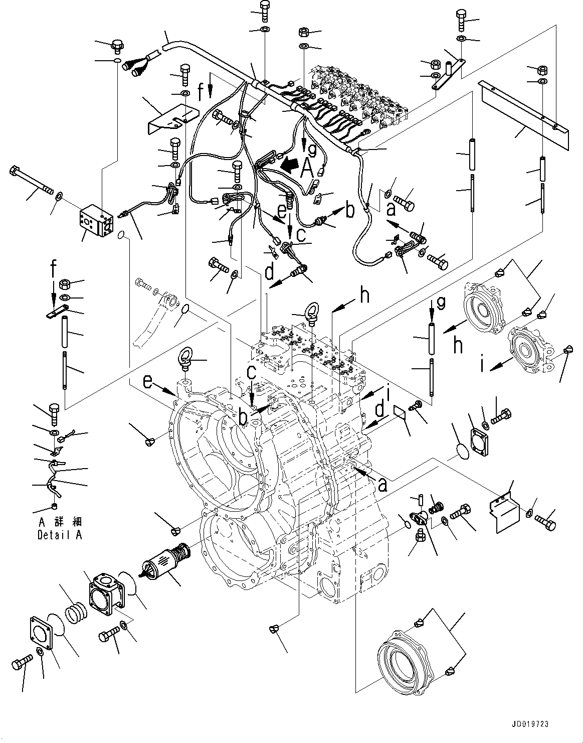 Dump Trucks Komatsu / HM400-2 S/N 2848-UP (KAL Spec.)(0000630C) / Torque Converter and Transmission, Piping (#2633-)(F003011 : F3300-001010)