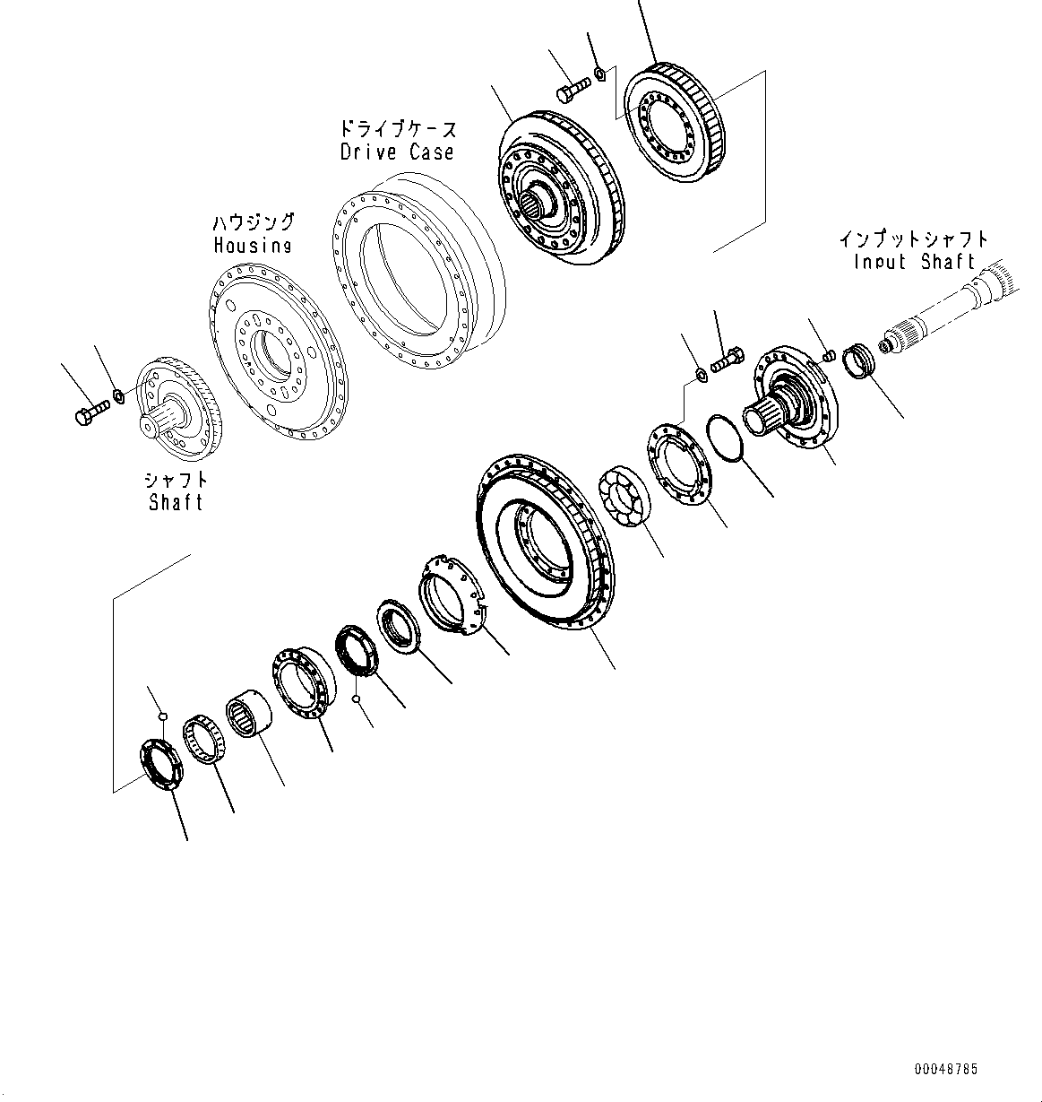 Dump Trucks Komatsu / HM400-2 S/N 2848-UP (KAL Spec.)(0000630C) / Torque Converter and Transmission, Accessory (#2633-(102283))(F003012 : F3300-001011)