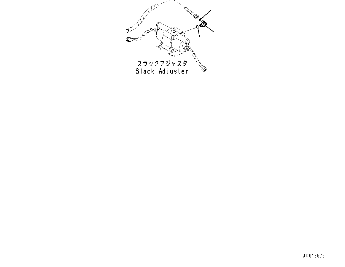 Dump Trucks Komatsu / HM400-2 S/N 2848-UP (KAL Spec.)(0000630C) / Rear Brake Oil Piping, Brake Piping (1/2) (#2633-)(F016001 : F3465-002001)