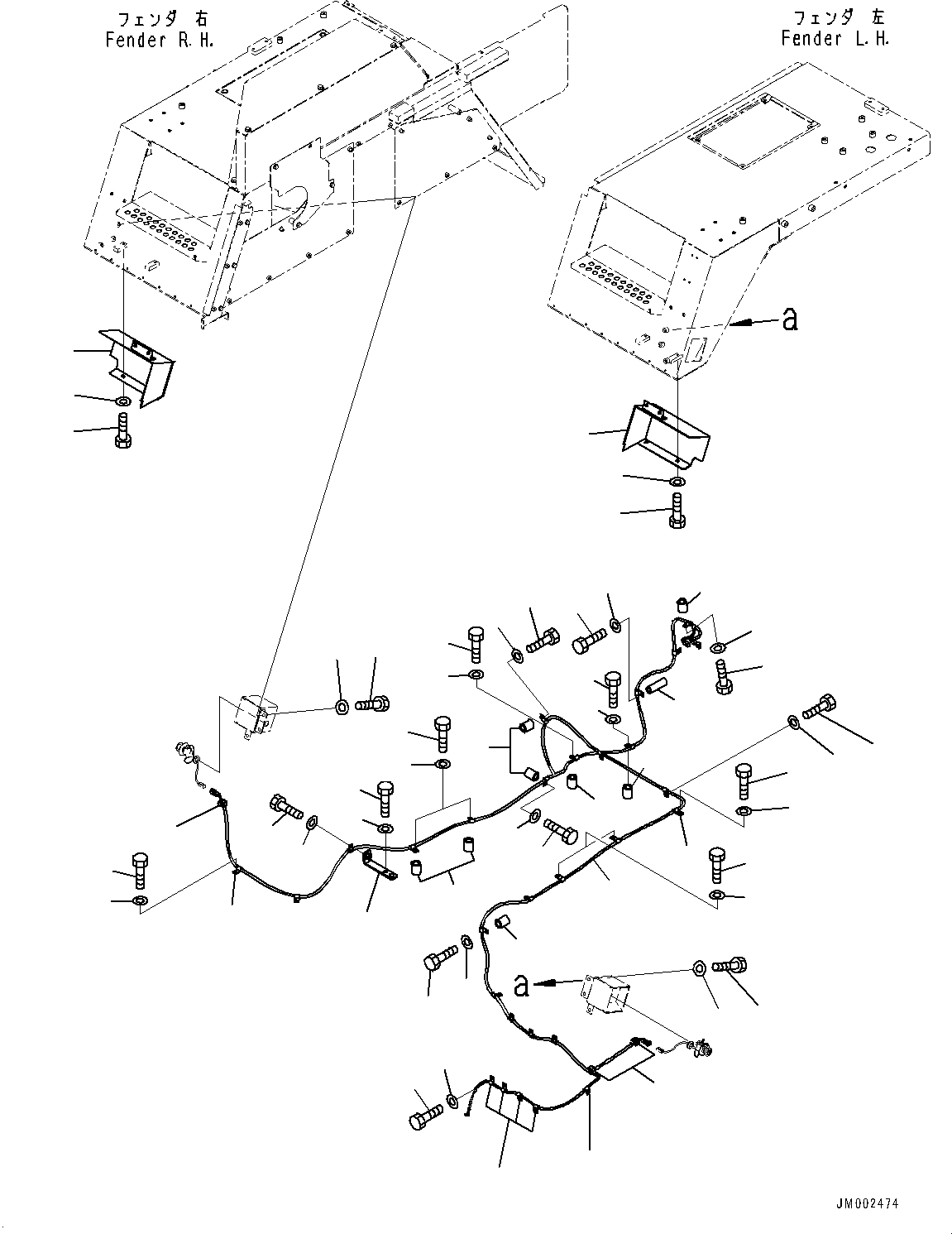 Dump Trucks Komatsu / HM400-2 S/N 2848-UP (KAL Spec.)(0000630C) / Emergency Engine Shut-off Switch, (2/2) (#2633-2862)(W010002 : W3131-001002)