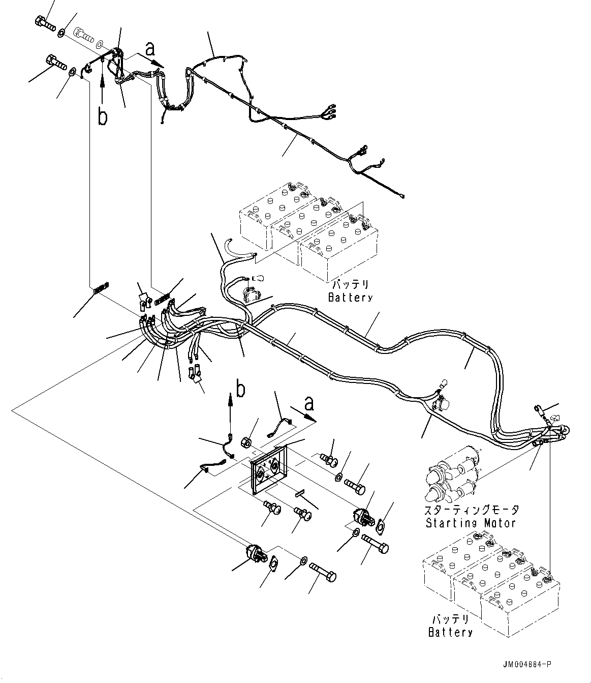 Wheel Loaders Komatsu / WA1200-6 S/N 60004-UP (KAL Spec. (Chassis only))(0000631C) / Right Battery Box, Disconnect Switch (#60011-)(E003004 : E0102-006004)