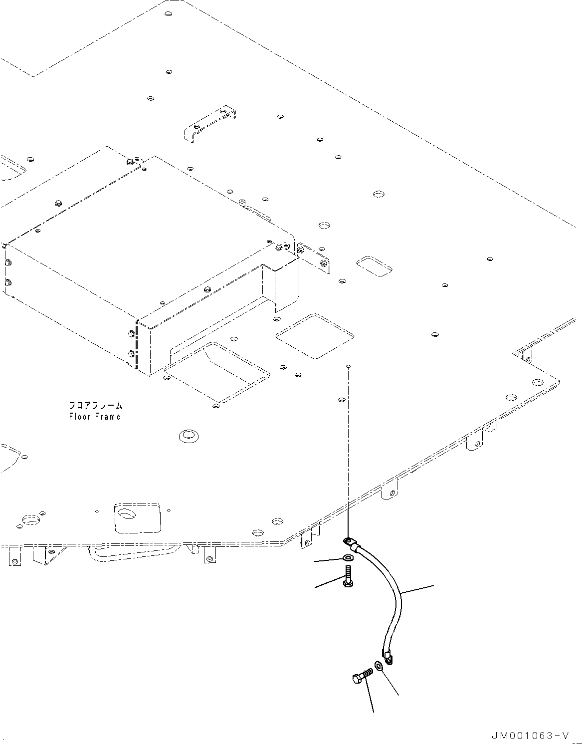 Wheel Loaders Komatsu / WA1200-6 S/N 60004-UP (KAL Spec. (Chassis only))(0000631C) / Floor, Ground (#60001-)(K012023 : K4010-005022)