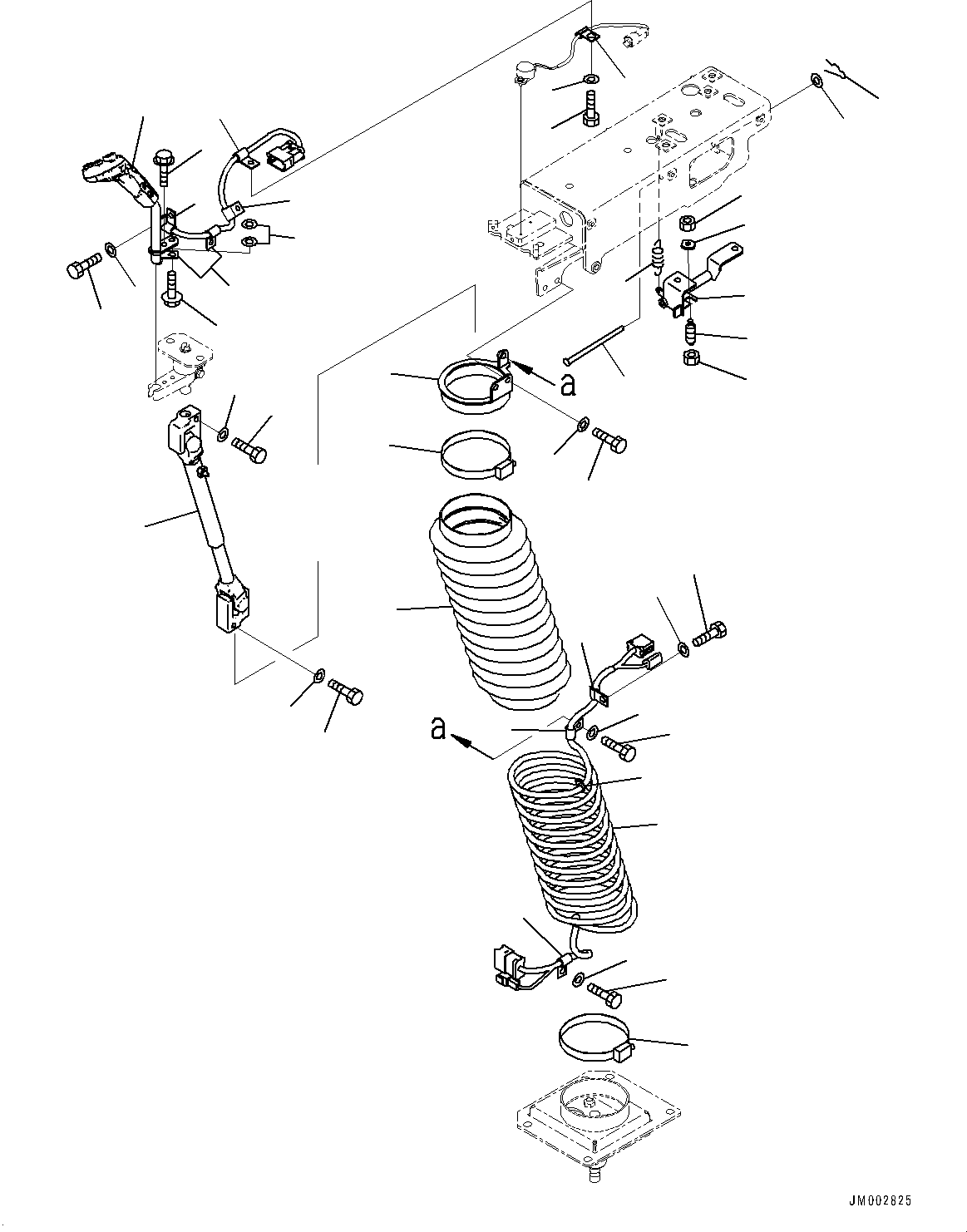 Wheel Loaders Komatsu / WA1200-6 S/N 60004-UP (KAL Spec. (Chassis only))(0000631C) / Floor, AJSS Knob (#60001-)(K012033 : K4010-005031)