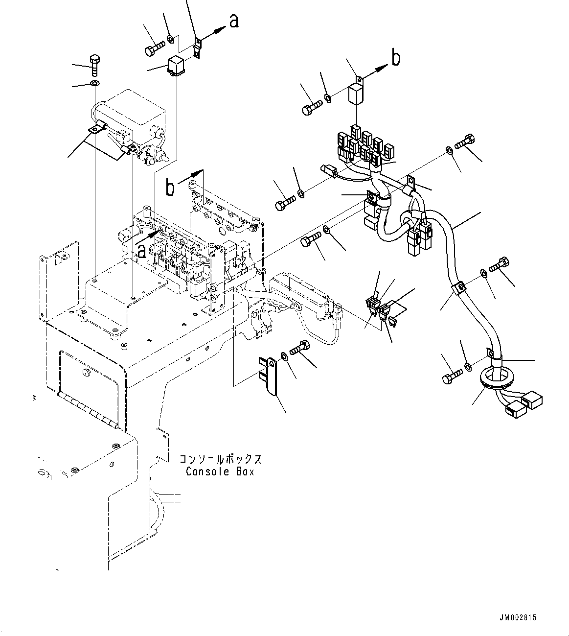 Wheel Loaders Komatsu / WA1200-6 S/N 60004-UP (KAL Spec. (Chassis only))(0000631C) / Floor, Wiring Harness (2/2) (#60004-)(K013018 : K4010-007019)