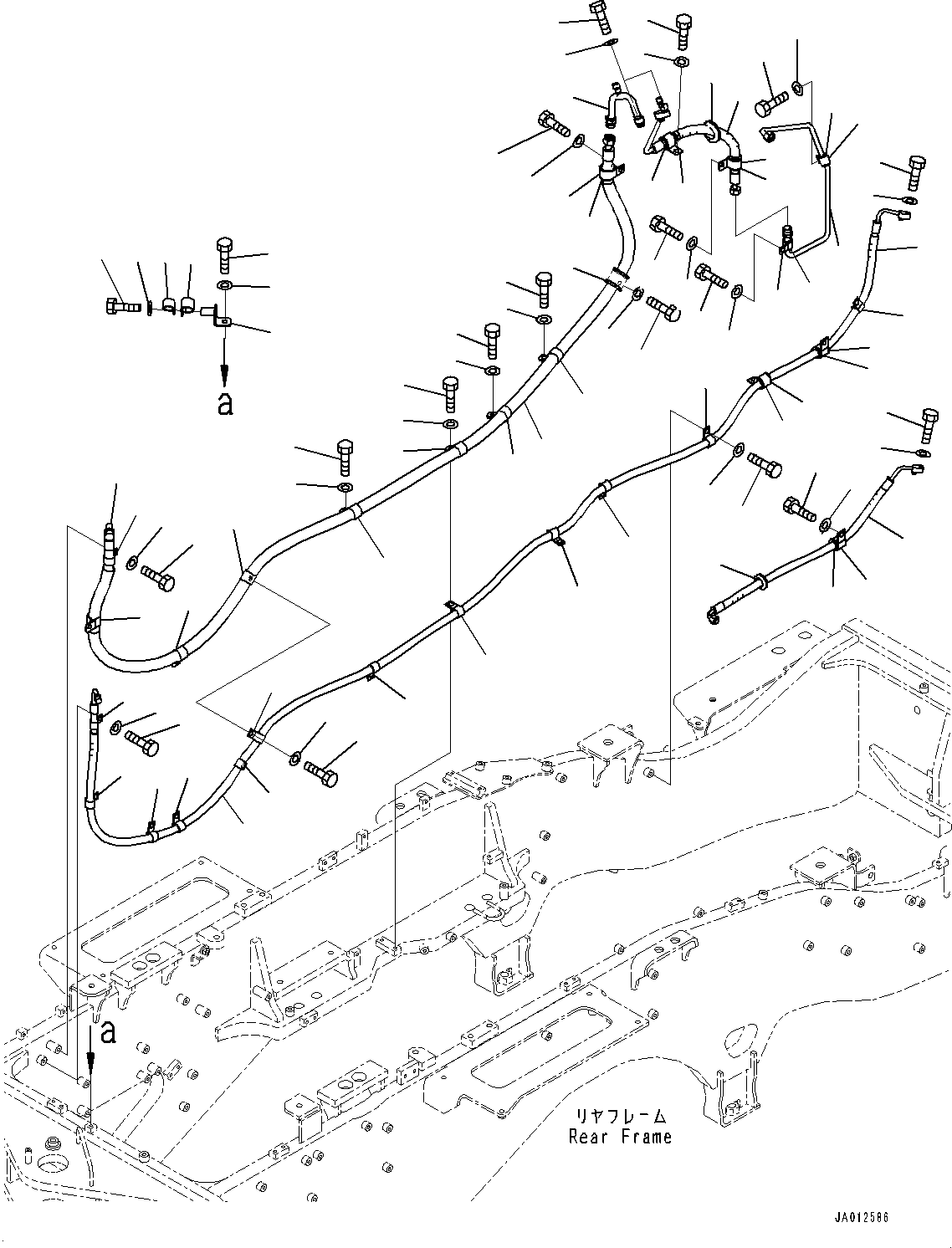 Graders Komatsu / GD755-5R S/N 10001-UP(0000632C) / Air Conditioner, Air Compressor (#10001-)(K016001 : K0710-002001)