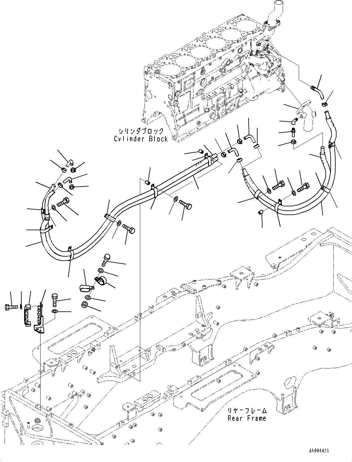 Graders Komatsu / GD755-5R S/N 10001-UP(0000632C) / Air Conditioner, Receiver (#10001-)(K016002 : K0710-002002)