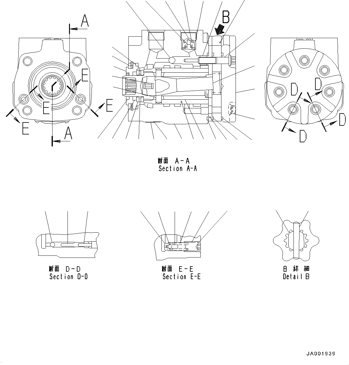 Graders Komatsu / GD755-5R S/N 10001-UP(0000632C) / Floor Frame, Orbitrol Valve (#10001-)(K026013 : K1110-020013)