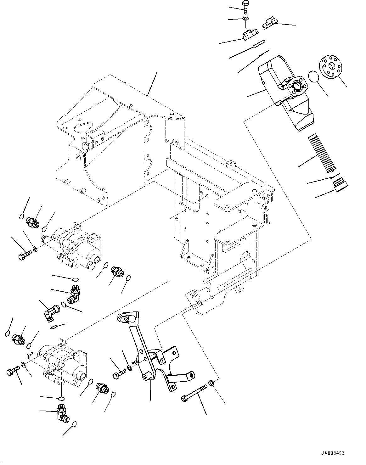 Graders Komatsu / GD755-5R S/N 10001-UP(0000632C) / Brake Control, Inline Filter (#10001-)(K028006 : K4460-002005)