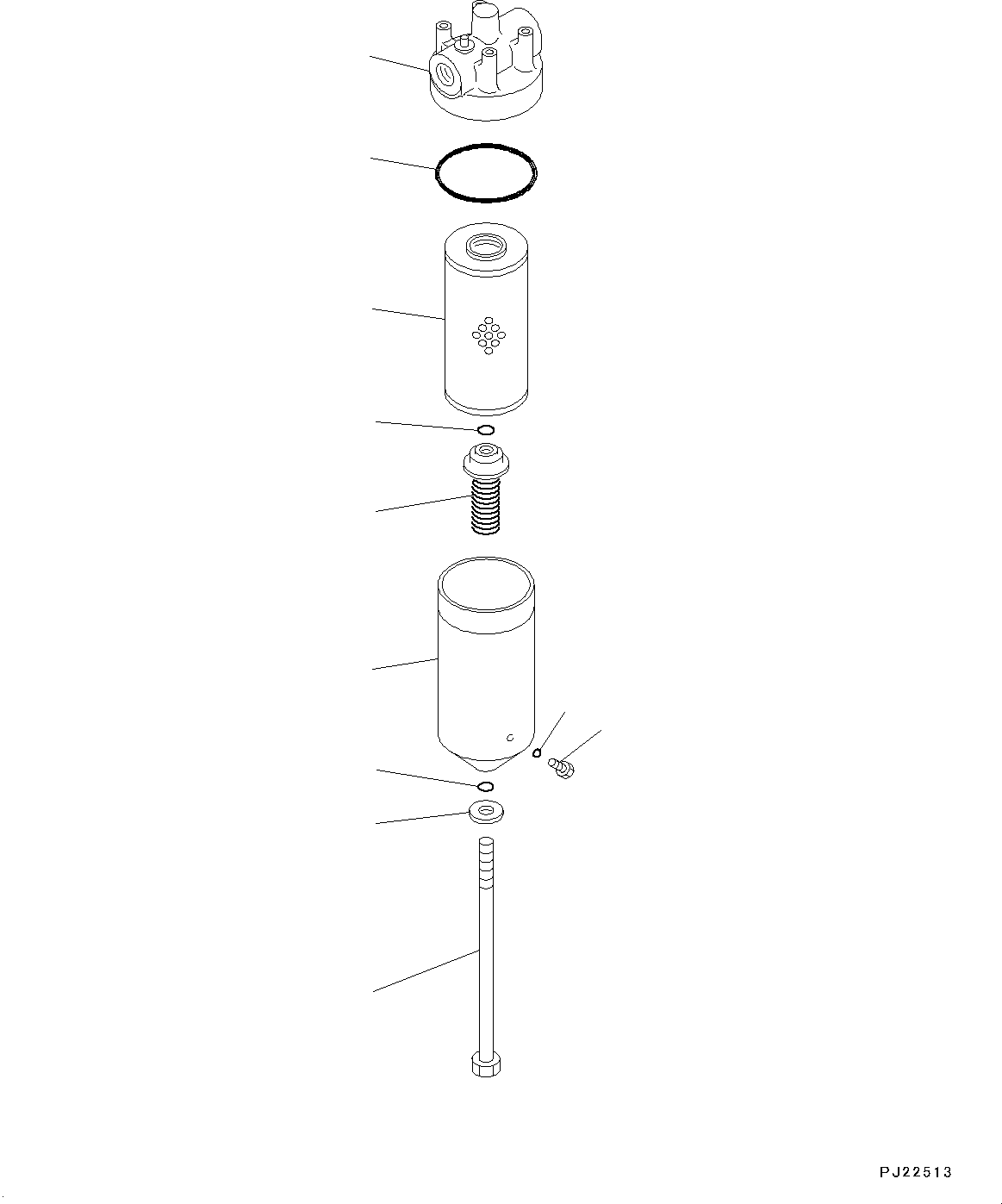 Graders Komatsu / GD755-5R S/N 10001-UP(0000632C) / Brake Control, Transmission Oil Filter (#10001-)(K028007 : K4460-002006)