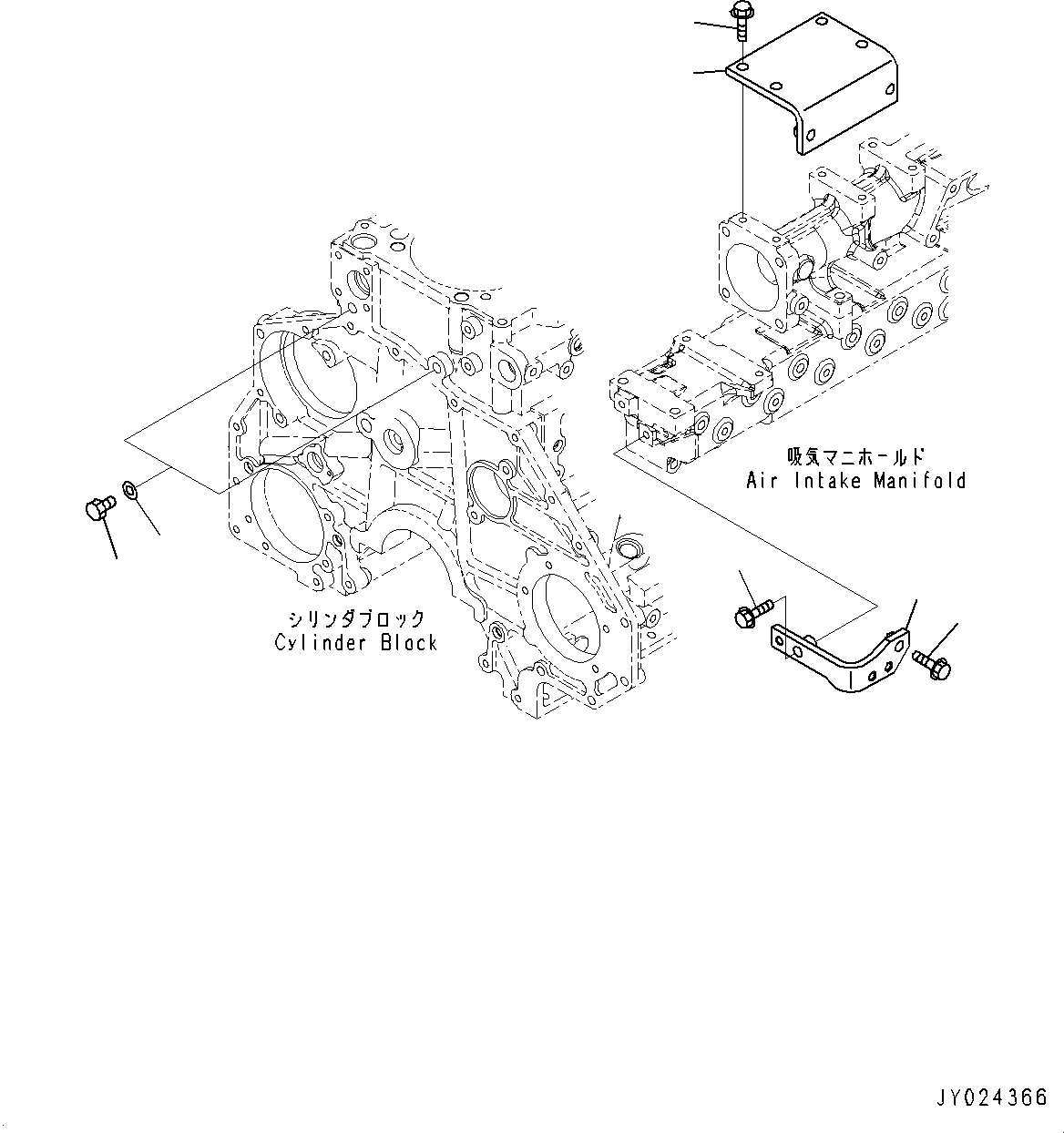 Komatsu parts book diagram for SAA6D125E-5HR S/N 660776-UP (For GD755-5R): CORROSION RESISTOR (#660776-)