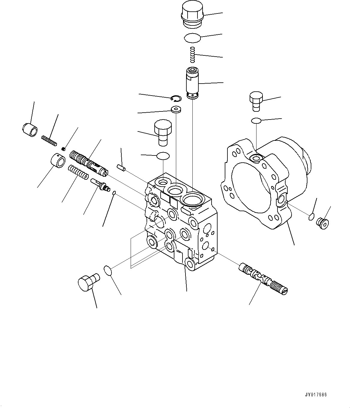 Wheel Loaders Komatsu / WA380Z-6 S/N 66847-UP(0000638C) / Radiator, Fan Motor (1/3) (#66847-)(C001002 : C0110-001002)