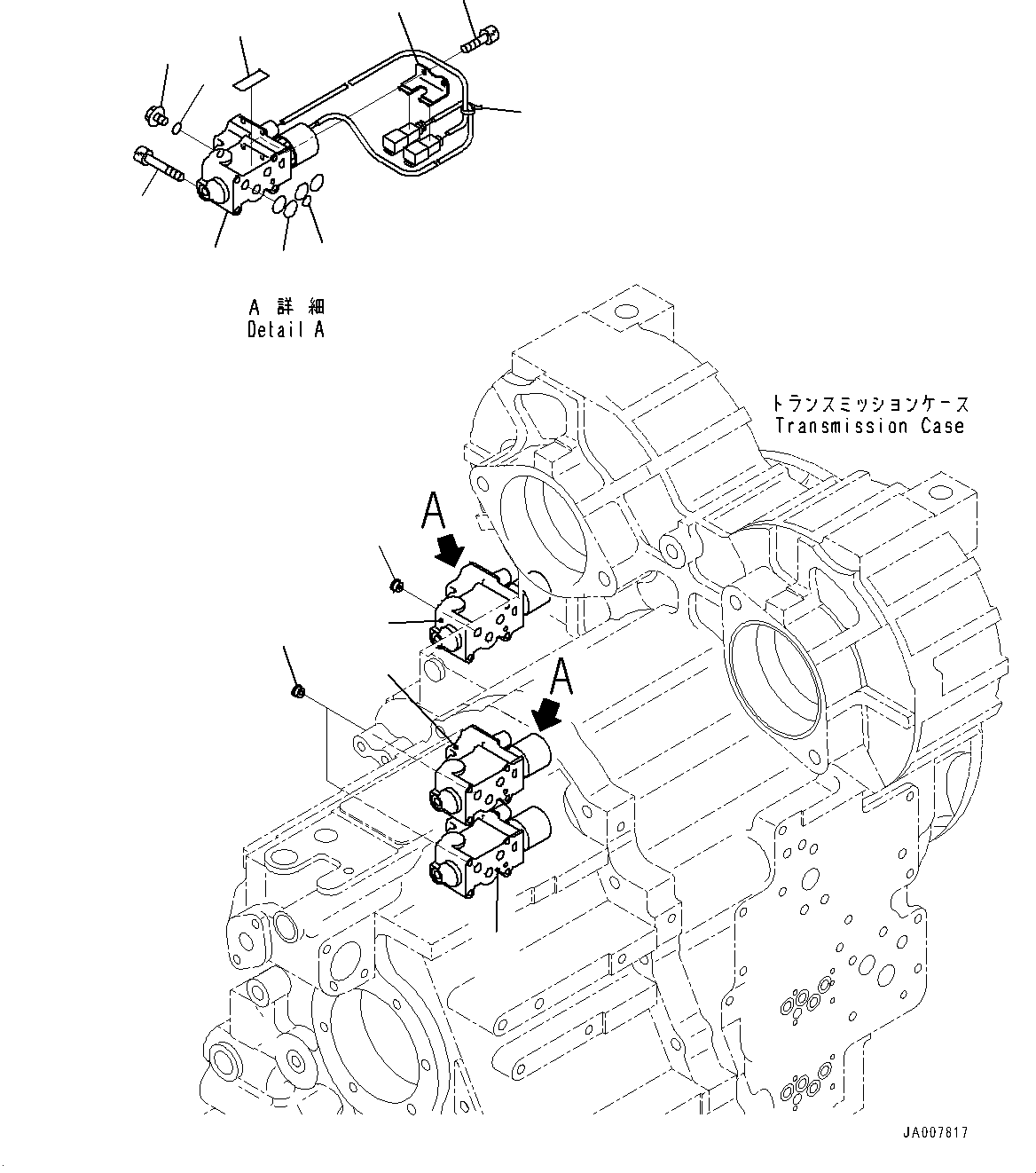 Wheel Loaders Komatsu / WA380Z-6 S/N 66847-UP(0000638C) / Torque Converter and Transmission, ECMV Valve, Forward, 3rd, 4th (#66847-)(F003010 : F4300-002010)
