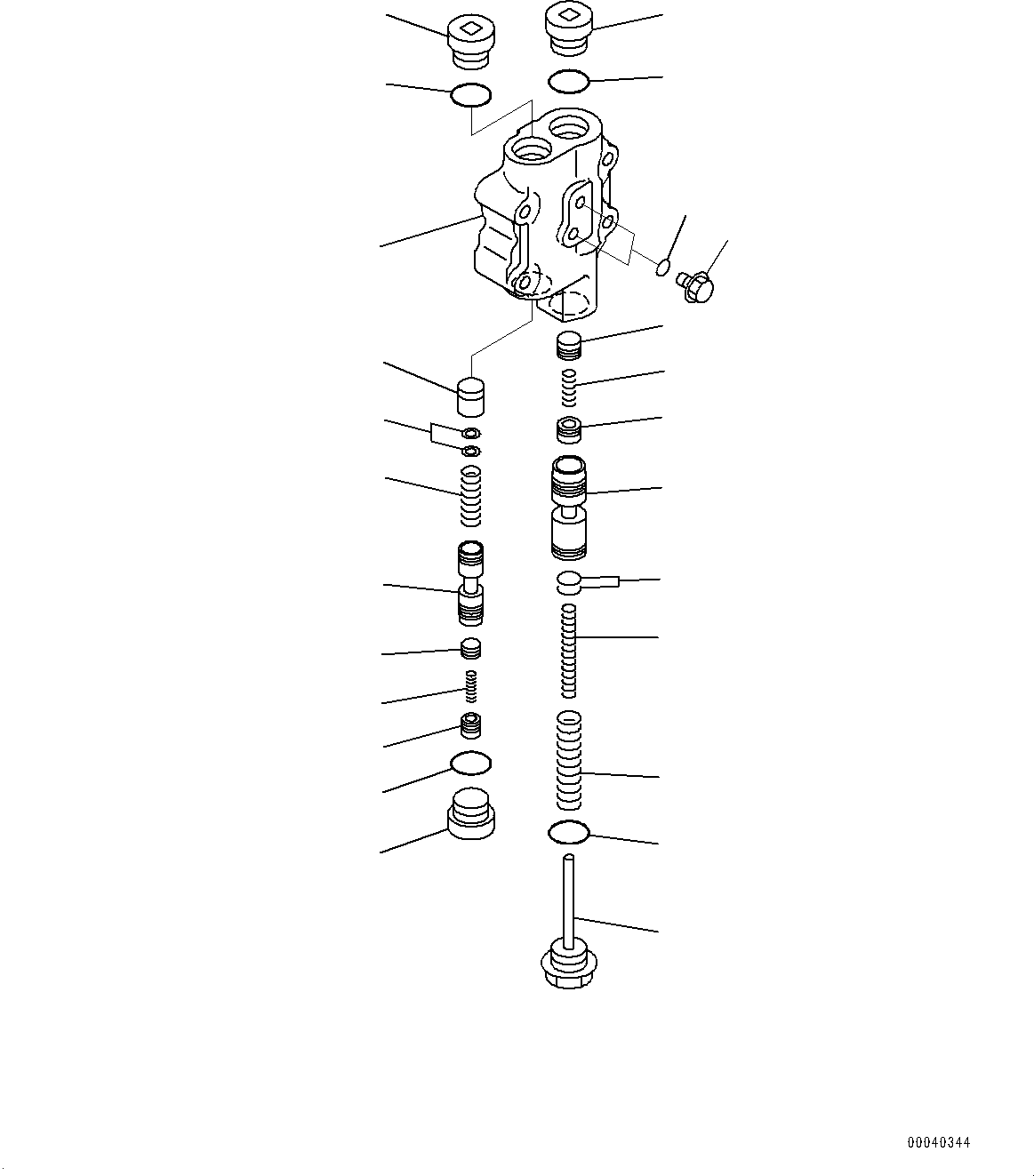 Wheel Loaders Komatsu / WA380Z-6 S/N 66847-UP(0000638C) / Torque Converter and Transmission, Relief Valve (1/2) (#66847-)(F003011 : F4300-002011)