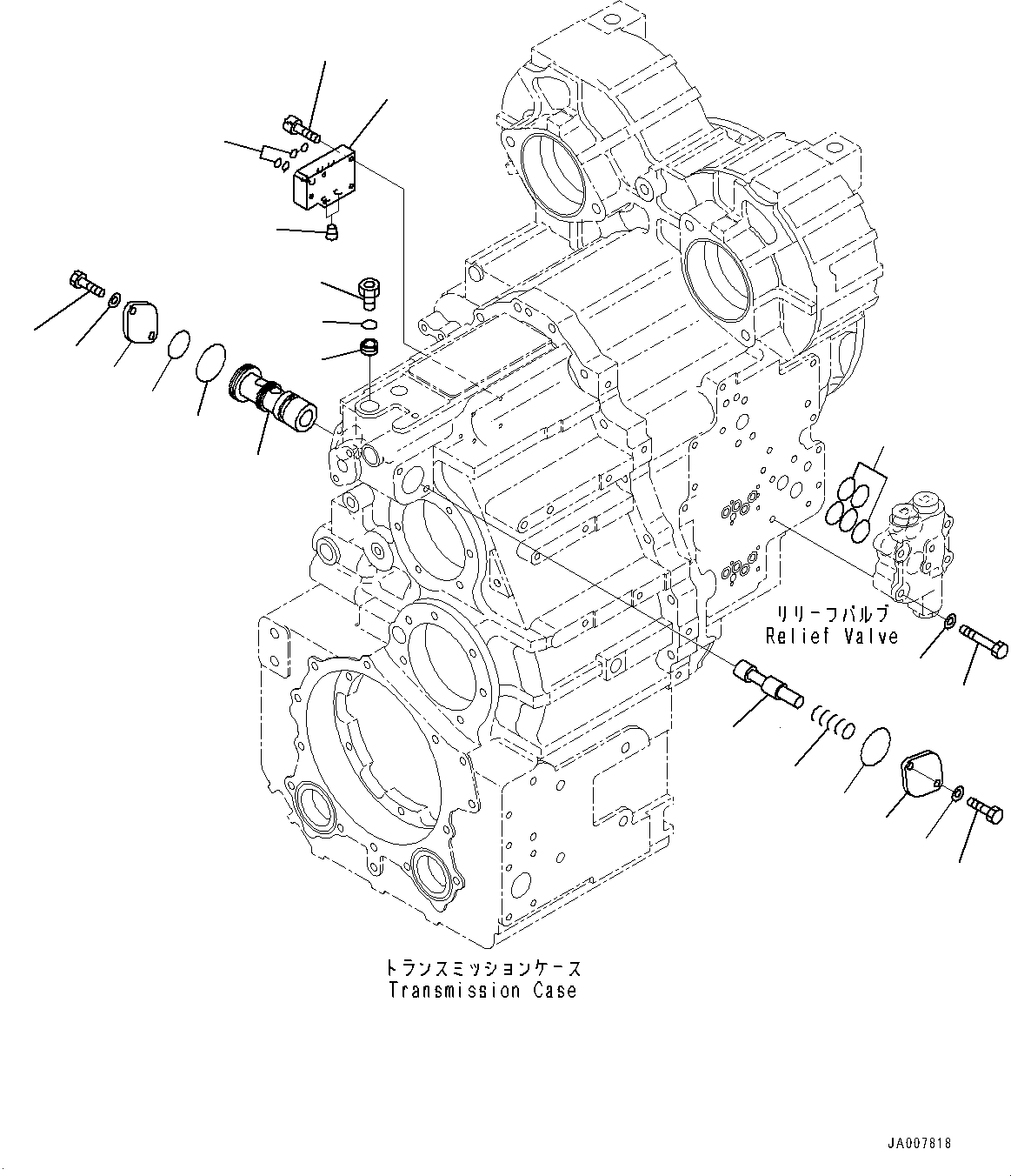 Wheel Loaders Komatsu / WA380Z-6 S/N 66847-UP(0000638C) / Torque Converter and Transmission, Control Valve Related Parts (#66847-)(F003012 : F4300-002012)