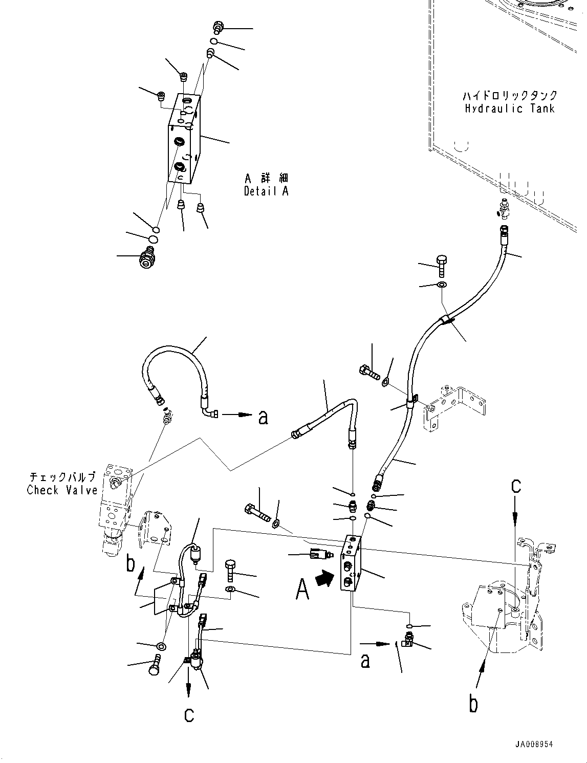 Wheel Loaders Komatsu / WA380Z-6 S/N 66847-UP(0000638C) / Torque Converter and Transmission, Relief Valve (2/2) (#66847-)(F003026 : F4300-002026)