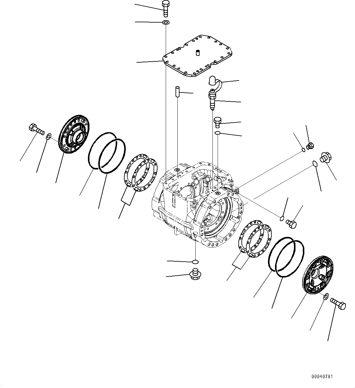Wheel Loaders Komatsu / WA380Z-6 S/N 66847-UP(0000638C) / Front Axle, Differential (3/3) (#66847-)(F005005 : F4400-002005)