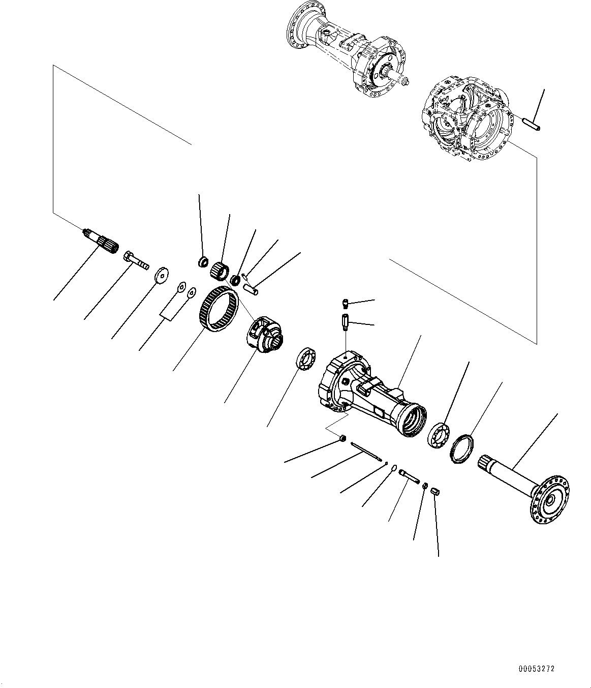 Wheel Loaders Komatsu / WA380Z-6 S/N 66847-UP(0000638C) / Rear Axle, Final Drive L.H. (#66847-)(F006001 : F4500-001001)