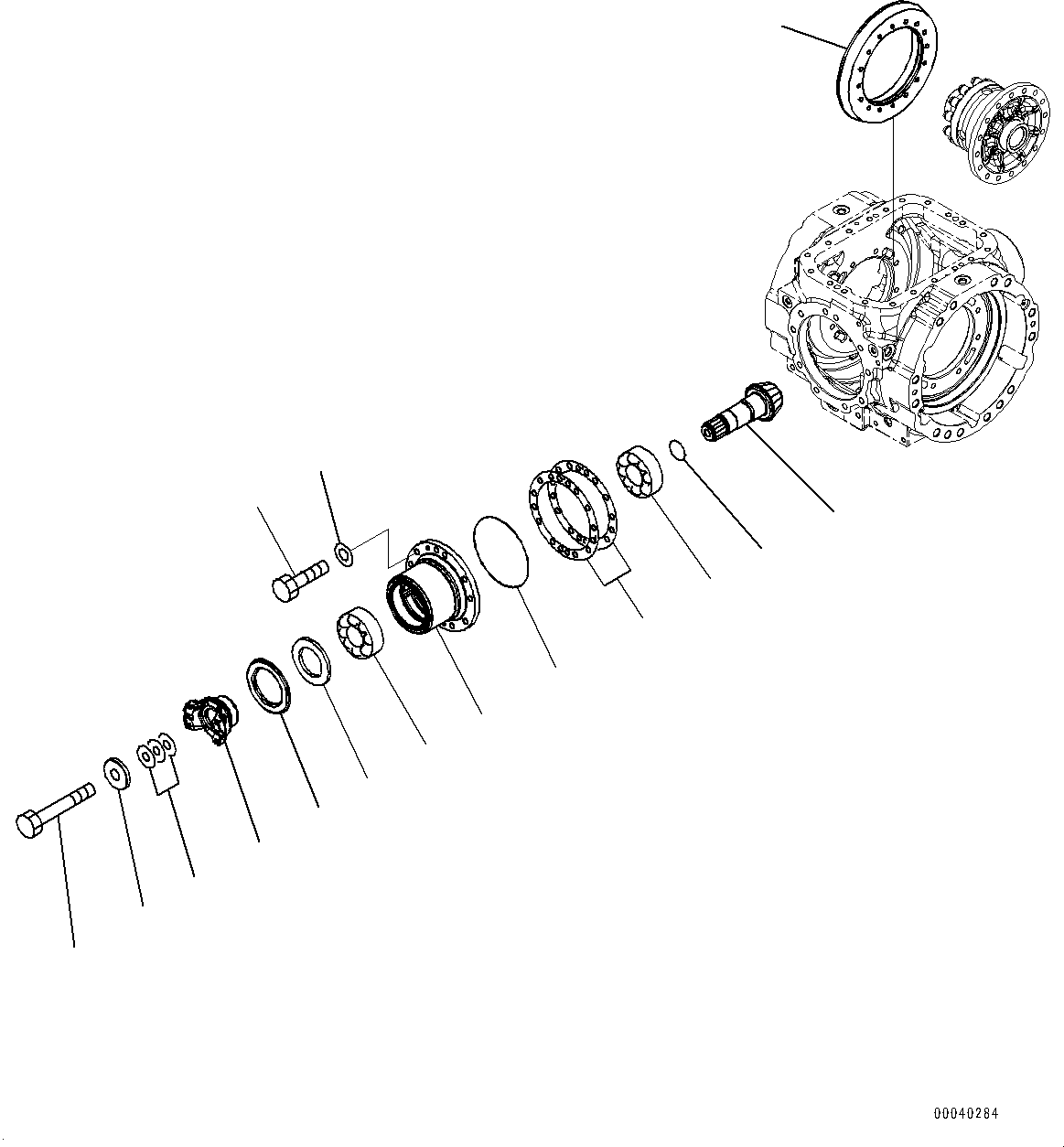 Wheel Loaders Komatsu / WA380Z-6 S/N 66847-UP(0000638C) / Rear Axle, Differential (1/3) (#66847-)(F006003 : F4500-001003)