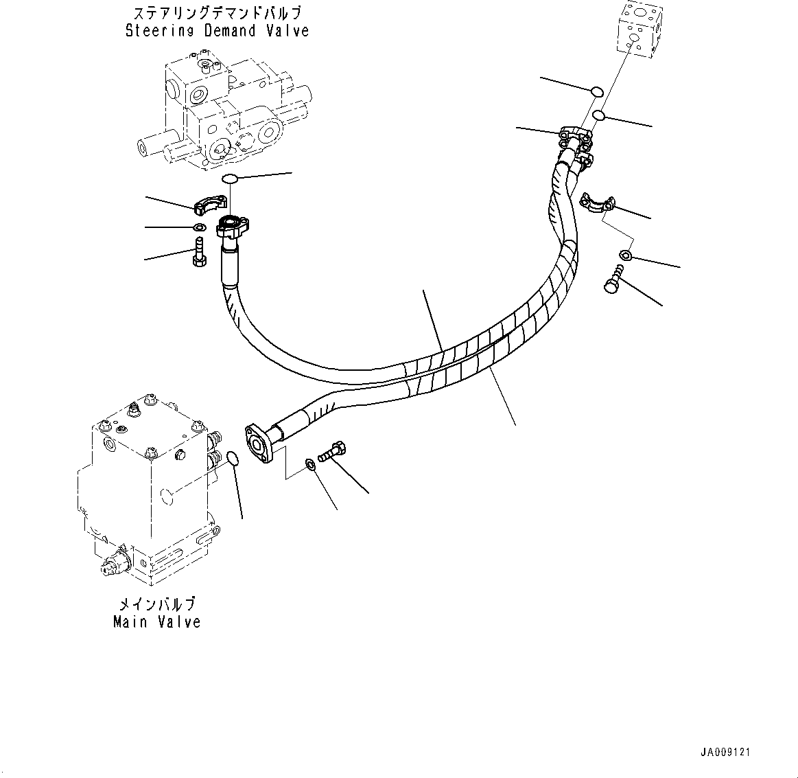 Wheel Loaders Komatsu / WA380Z-6 S/N 66847-UP(0000638C) / Cooling Fan Drive Piping, Cover (#66847-)(H010002 : H2260-001002)
