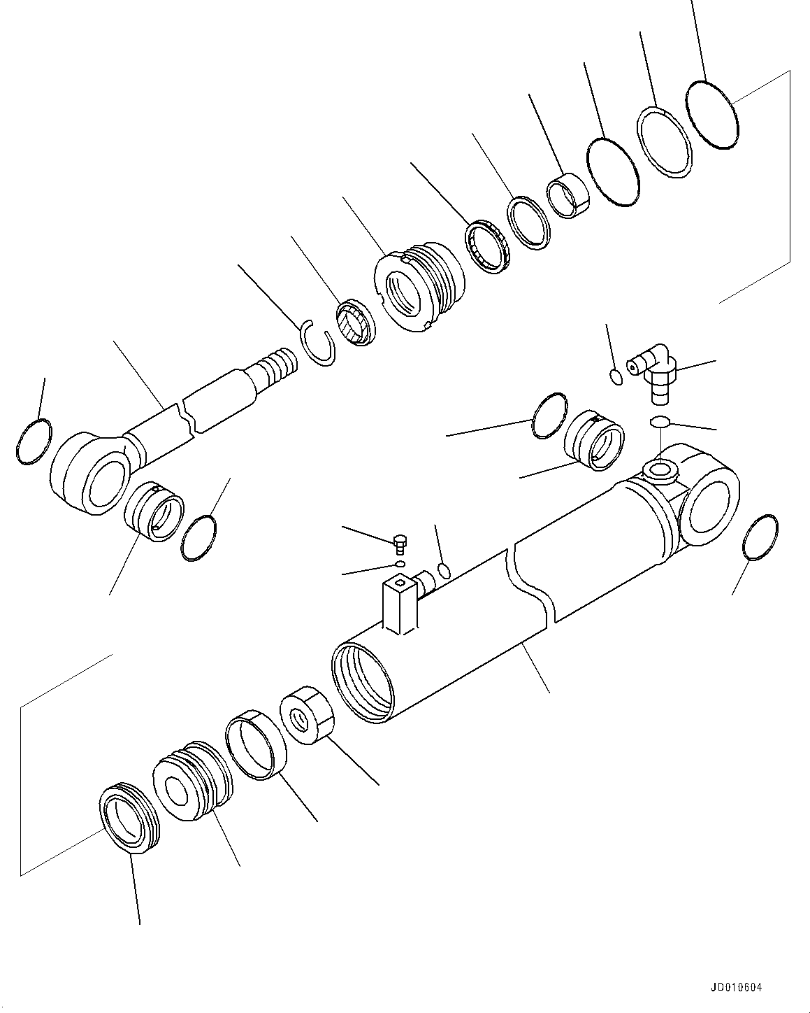 Wheel Loaders Komatsu / WA380Z-6 S/N 66847-UP(0000638C) / Rear Frame (#66847-)(J006001 : J4120-003001)