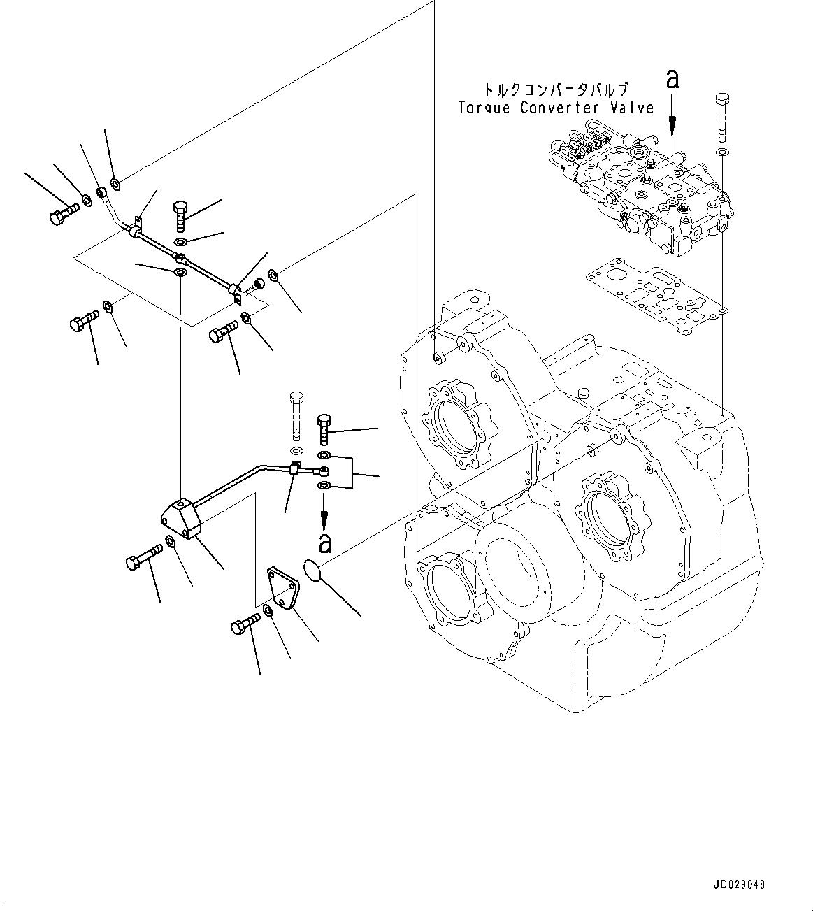 Dump Trucks Komatsu / HD785-7 S/N 30001-UP (KAL Spec.)(0000643C) / Torque Converter and Transmission, PTO (Power Take Off) Assembly (#30001-)(F004006 : F3300-009005)