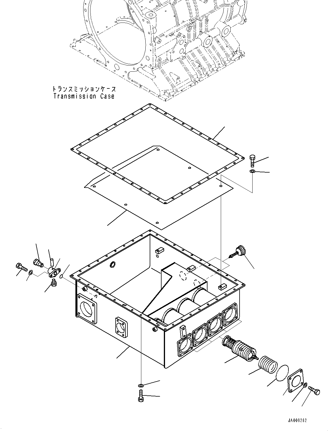 Dump Trucks Komatsu / HD785-7 S/N 30001-UP (KAL Spec.)(0000643C) / Torque Converter and Transmission, Main Flow Selector Valve (#30001-)(F004023 : F3300-009022)