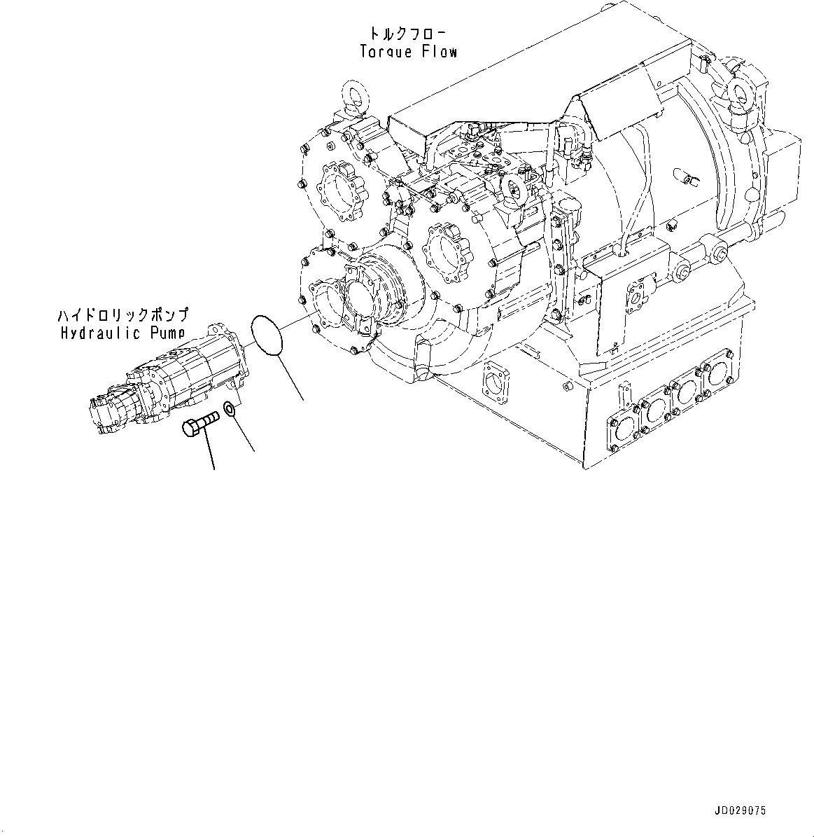 Dump Trucks Komatsu / HD785-7 S/N 30001-UP (KAL Spec.)(0000643C) / Torque Converter and Transmission, Inner Parts, Hydraulic Pump (2/2) (#30001-)(F004031 : F3300-009030)