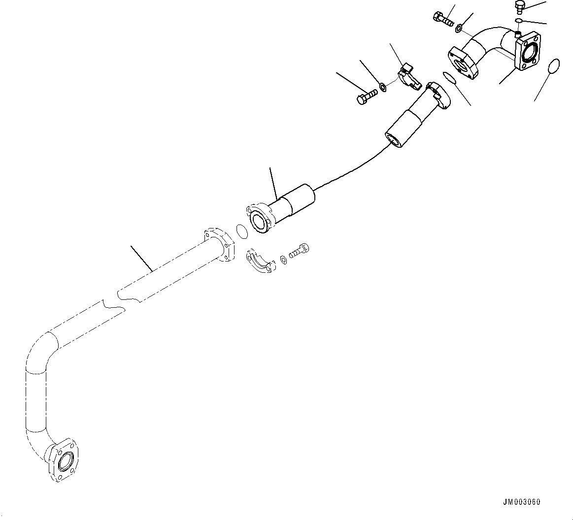 Dump Trucks Komatsu / HD785-7 S/N 30001-UP (KAL Spec.)(0000643C) / Torque Converter and Transmission, Pump Suction (#30001-)(F003044 : F3300-007043)