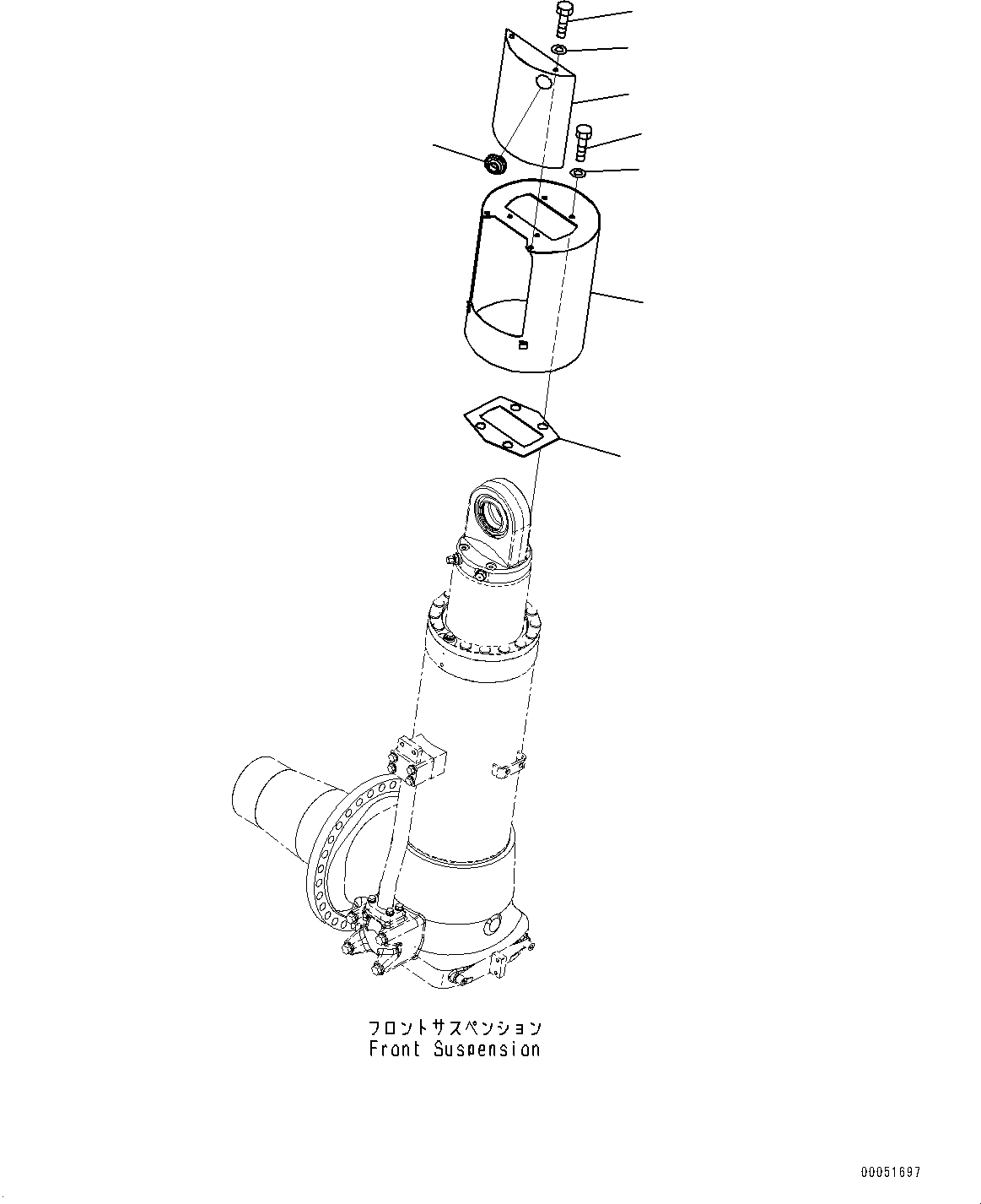 Dump Trucks Komatsu / HD785-7 S/N 30001-UP (KAL Spec.)(0000643C) / Front Axle, Suspension Valve (2/4) (#30001-)(F016008 : F4400-035008)