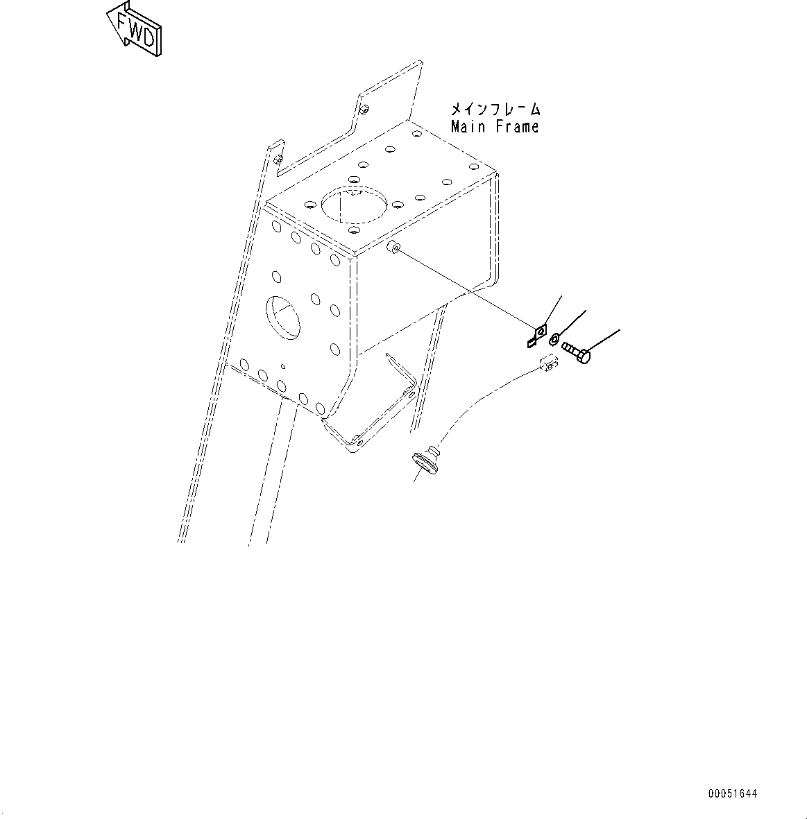 Dump Trucks Komatsu / HD785-7 S/N 30001-UP (KAL Spec.)(0000643C) / Electric Wiring Harness, Clip (#30001-)(E005008 : E0200-016006)