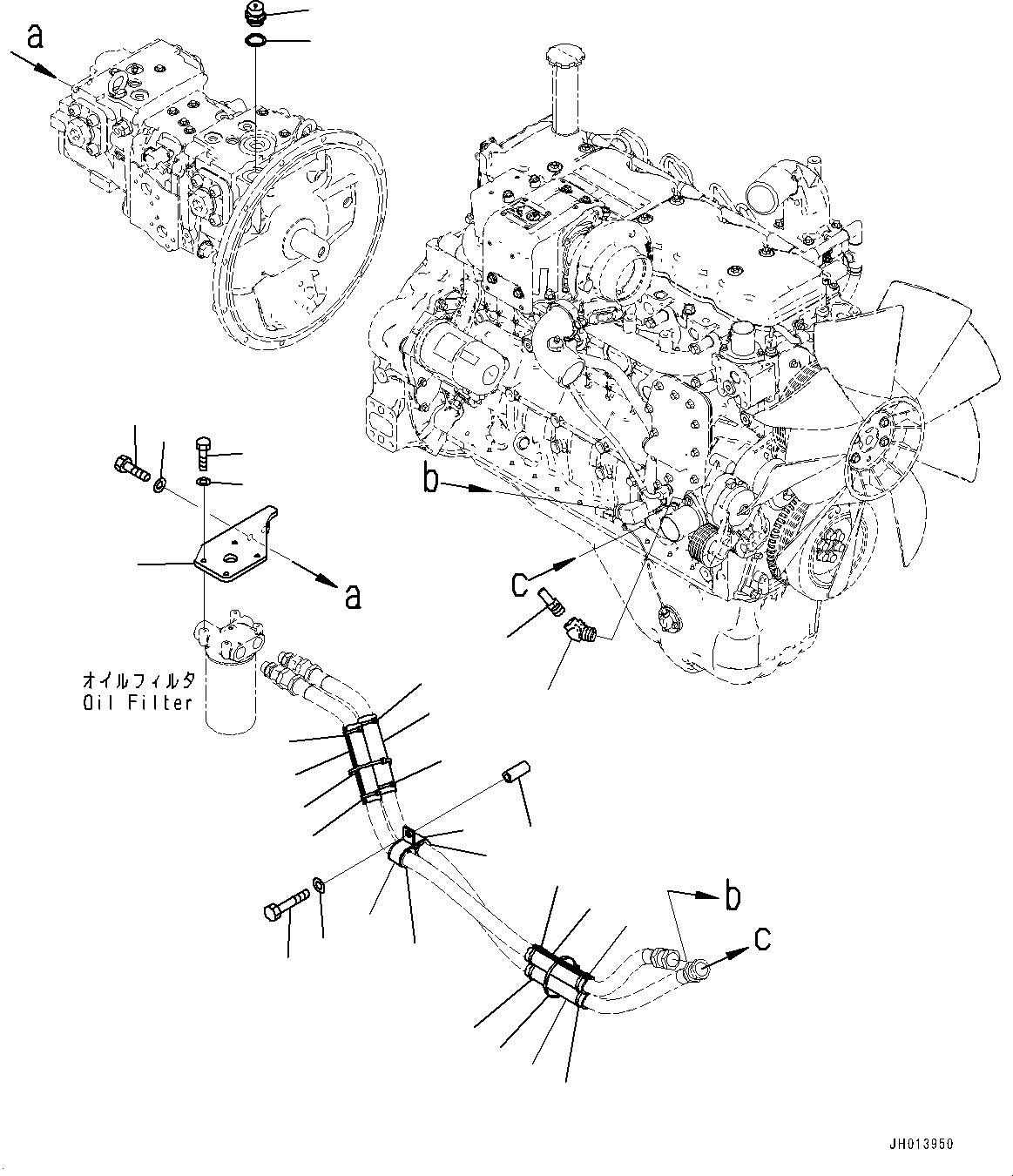 Excavators Komatsu / PC200LC-8M0 S/N 400001-UP(0000650C) / Damper, (2/2) (#400001-)(B001002 : B0000-002002)