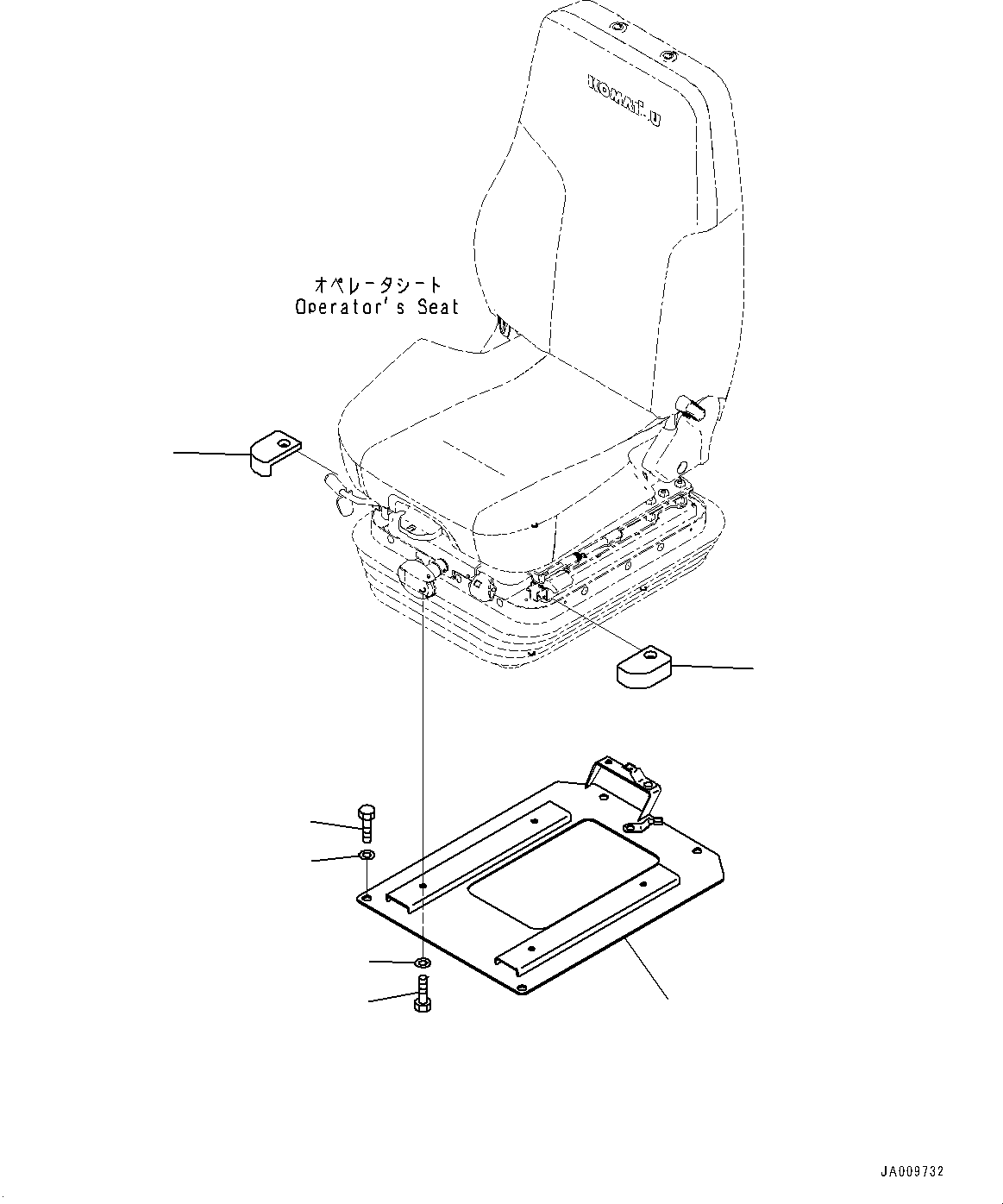 Bulldozers Komatsu / D61PX-23 S/N 30001-UP(0000655C) / Operator