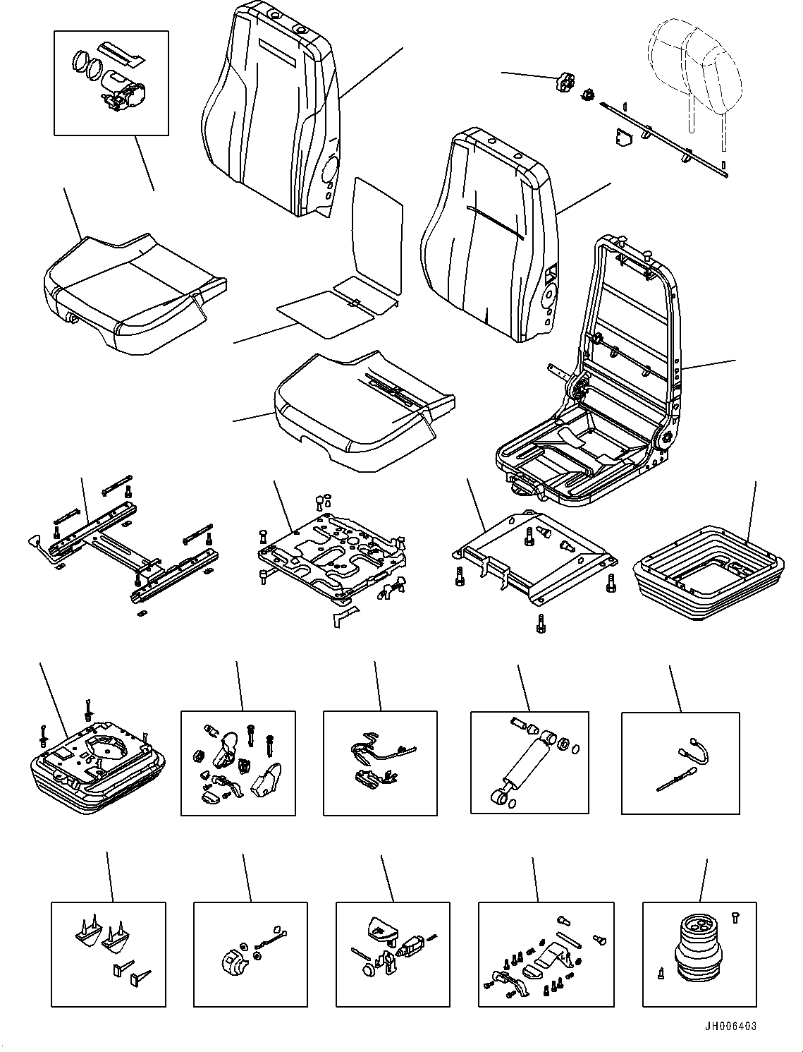 Bulldozers Komatsu / D61PX-23 S/N 30001-UP(0000655C) / Operator