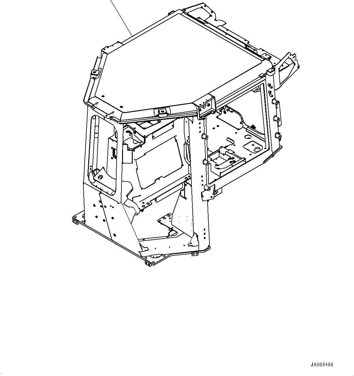Bulldozers Komatsu / D61PX-23 S/N 30001-UP(0000655C) / Cab, Body (#30001-)(K015001 : K0210-005001)