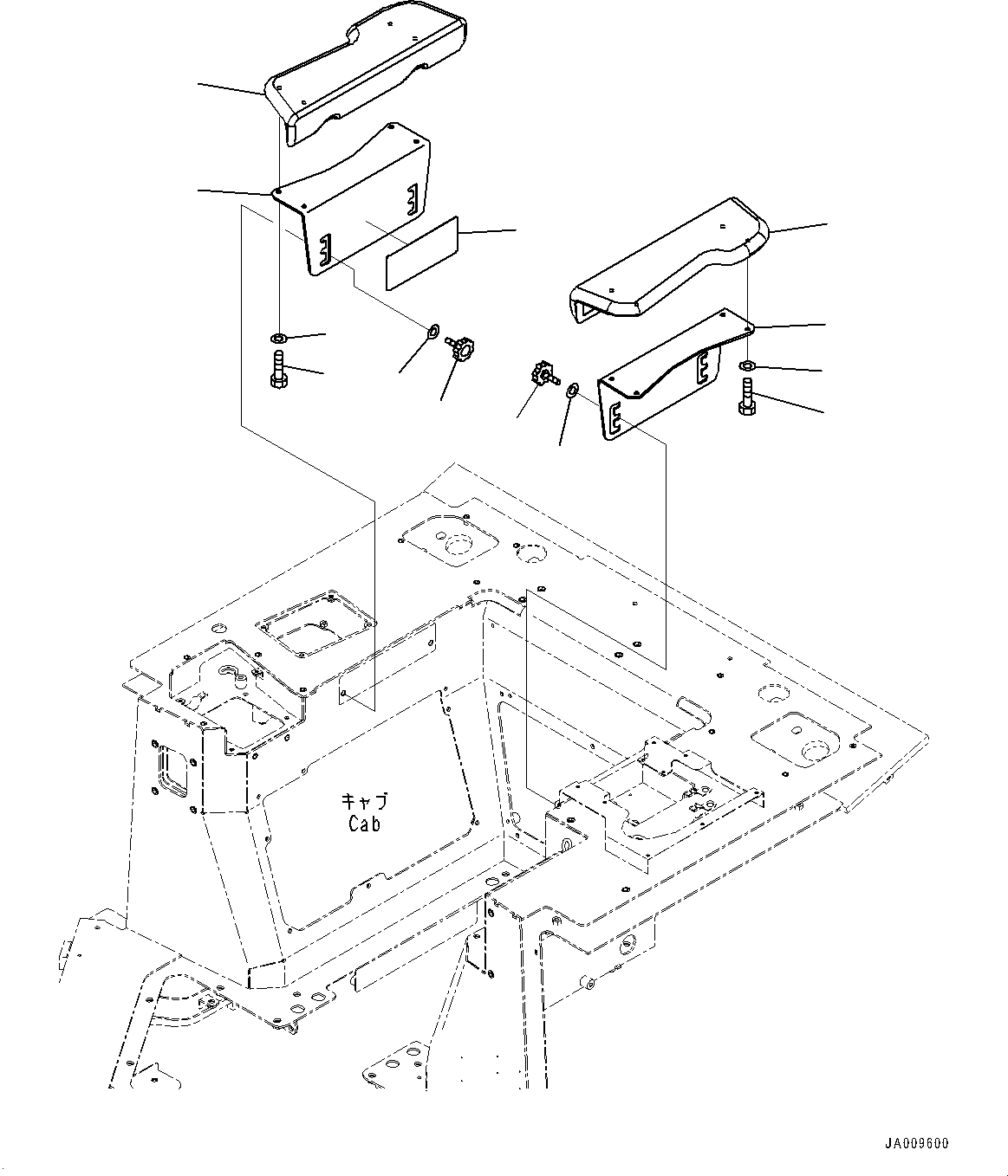 Bulldozers Komatsu / D61PX-23 S/N 30001-UP(0000655C) / Cab, KOMTRAX Controller and Antenna (#30001-)(K012052 : K0210-002051)