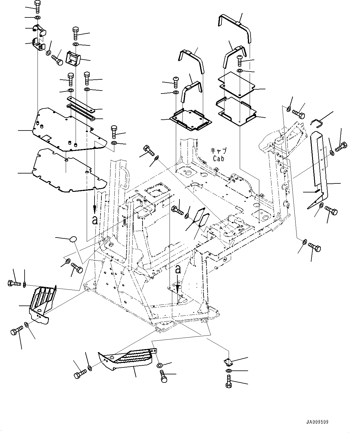 Bulldozers Komatsu / D61PX-23 S/N 30001-UP(0000655C) / Cab Electrical Unit,  (#30001-30616)(K018001 : K0230-001001)