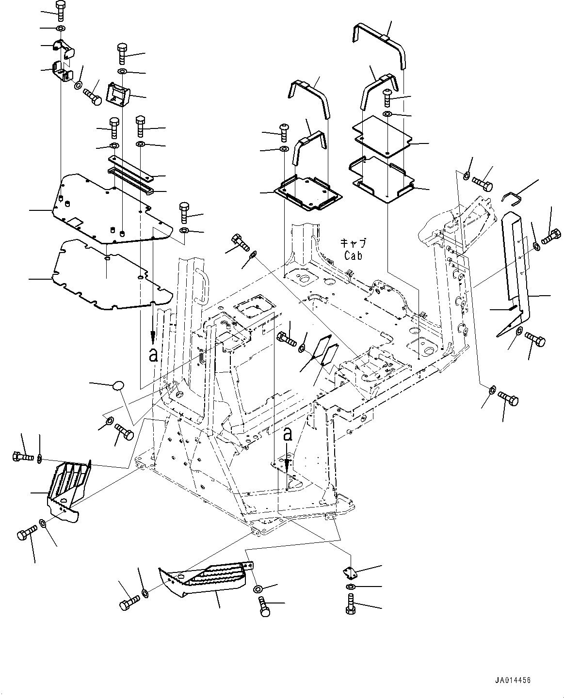 Bulldozers Komatsu / D61PX-23 S/N 30001-UP(0000655C) / Cab Electrical Unit,  (#30617-)(K018002 : K0230-001001A)