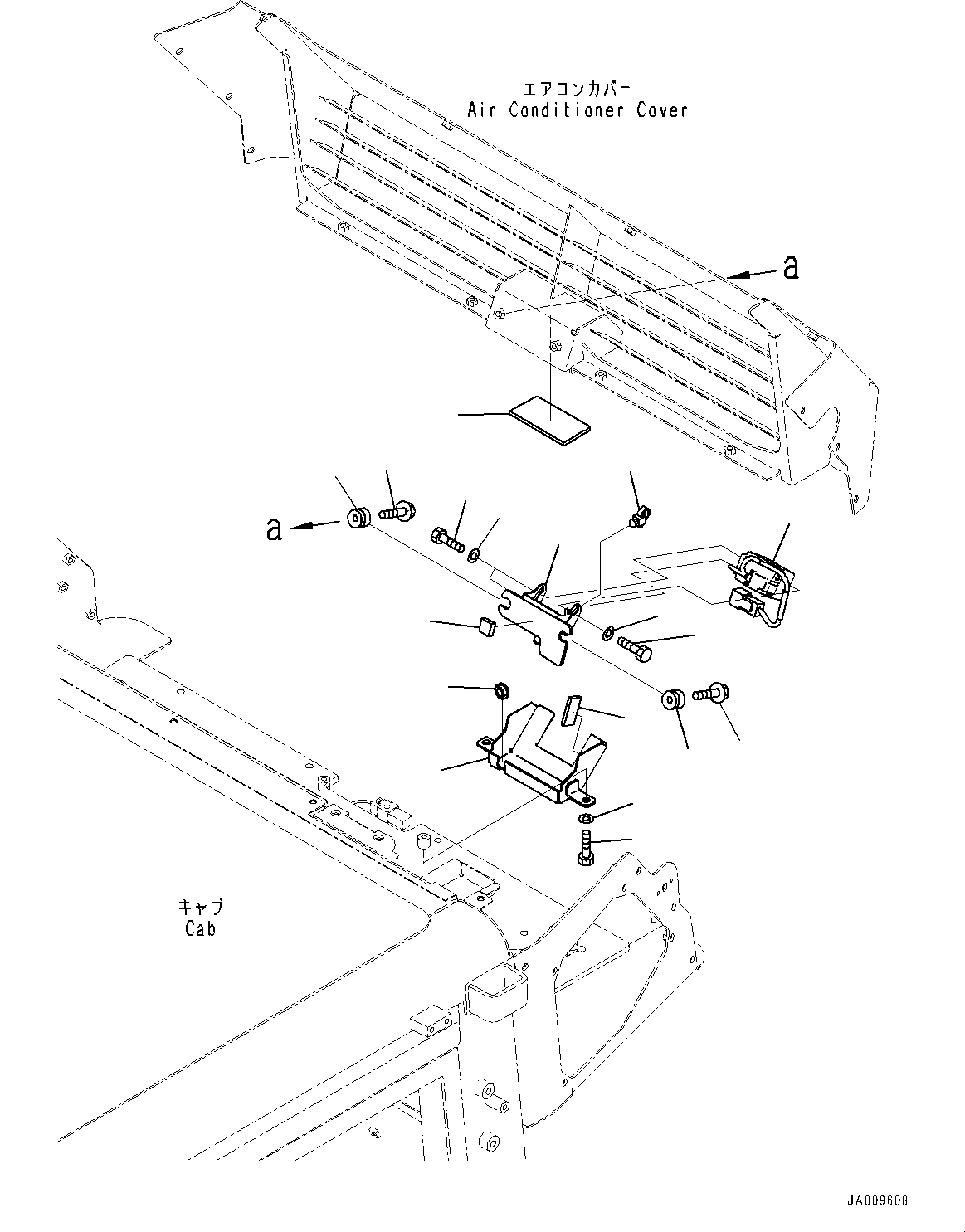 Bulldozers Komatsu / D61PX-23 S/N 30001-UP(0000655C) / Cab, Rearview Camera (#30001-)(K015054 : K0210-005053)