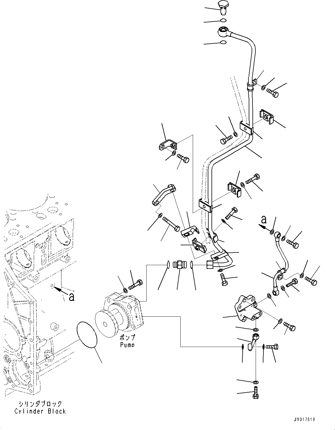 Engines Komatsu / SAA6D140E-6A S/N 730001-UP (For HM400-3)(0000657C) / Exhaust Gas Re-circulation (EGR) Valve, EGR Oil Pump Lubricator (#730001-)(A010006 : A1550-001006)