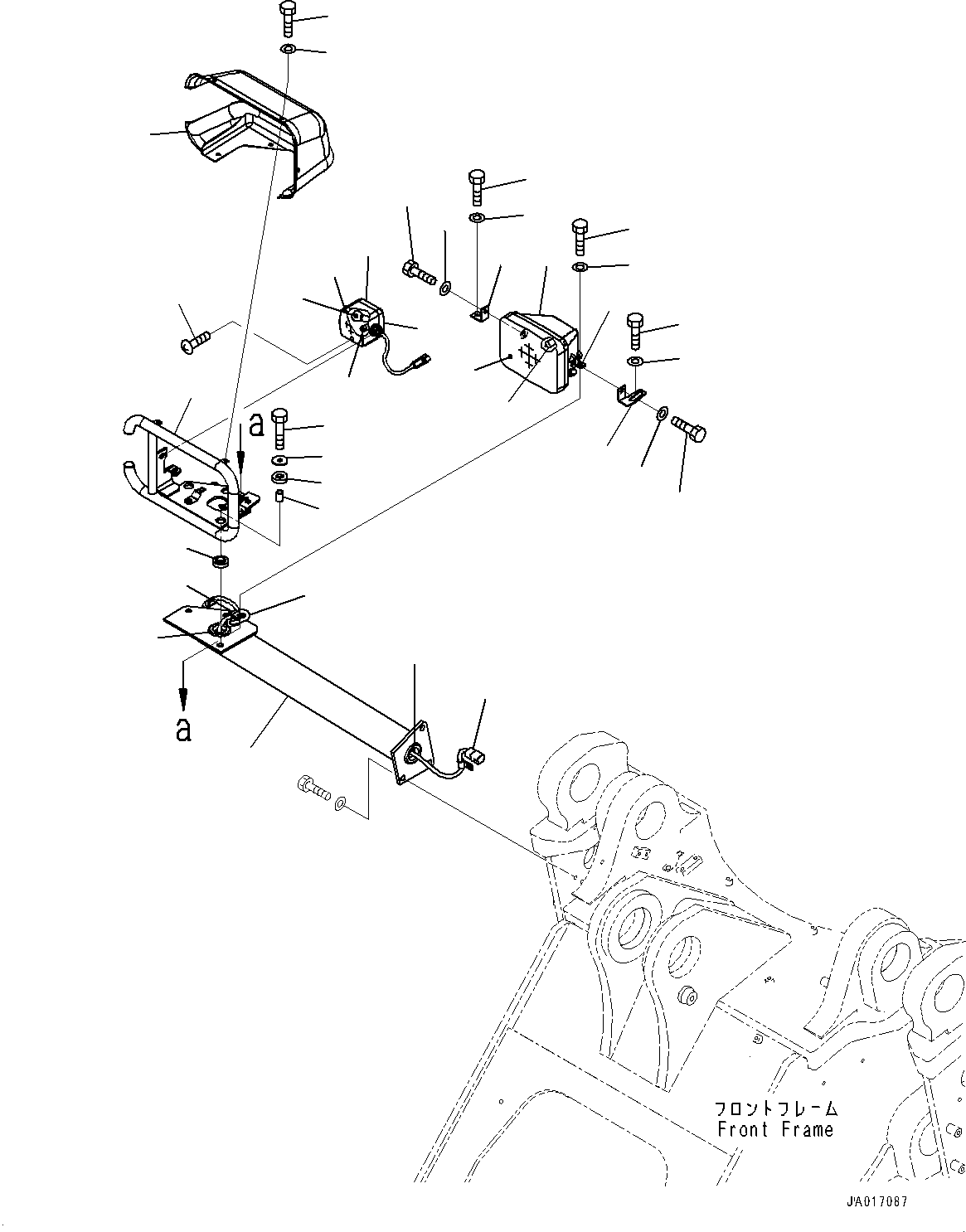 Wheel Loaders Komatsu / WA470-7 S/N 10001-UP(0000681C) / Front Lamp, R.H. (#10001-)(E018002 : E0300-001002)