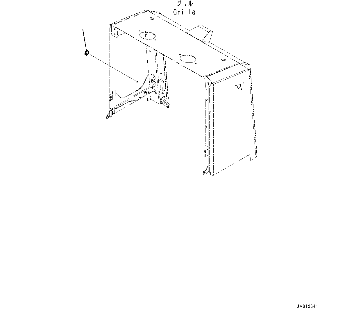 Wheel Loaders Komatsu / WA470-7 S/N 10001-UP(0000681C) / Hood, Cap (#10001-10359)(M009023 : M4100-011023)