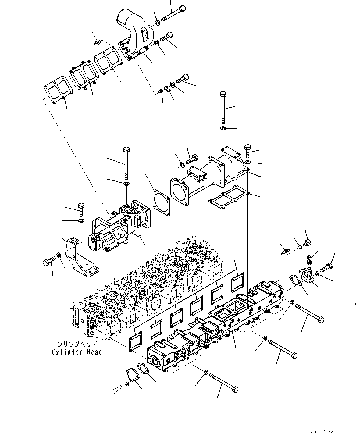 Komatsu parts book diagram for SAA6D140E-6 S/N 730001-UP (For HM400-3): ‹Z‹CПЖО ?ЩДЮ ҐєИёј ?Э, (#730001-)