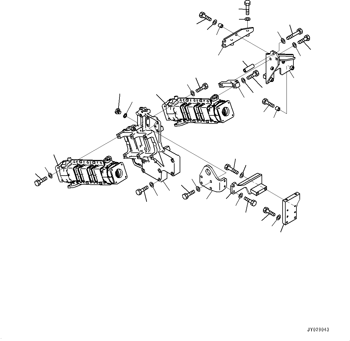 Komatsu parts book diagram for SAA6D140E-6 S/N 730001-UP (For HM400-3): ґ ?їЮ ?ЅД  ?ЮЅ Ш ? ? ? ?Ъ ?ј ?Э (EGR) КЮЩМЮ, EGR КЮЩМЮҐё ?Ч Ћж•T‚Ї(#730001-)