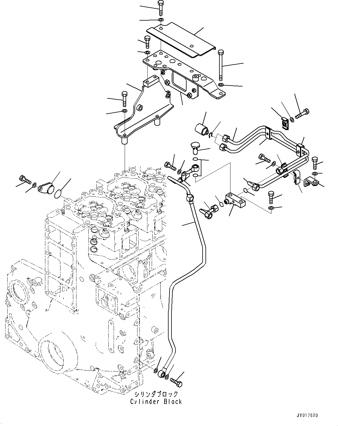 Komatsu parts book diagram for SAA6D140E-6 S/N 730001-UP (For HM400-3): ґ ?їЮ ?ЅД  ?ЮЅ Ш ? ? ? ?Ъ ?ј ?Э (EGR) КЮЩМЮ, EGR КЮЩМЮ ЏЃЉЉ–ы ”ZЉЗ(#730001-)