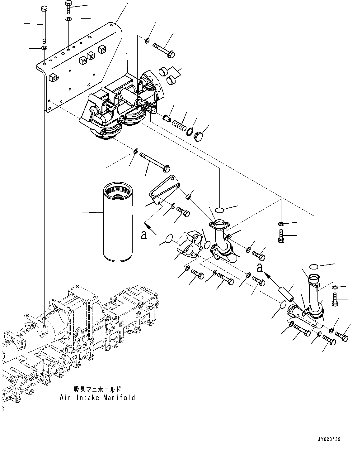 Komatsu parts book diagram for SAA6D140E-6 S/N 730001-UP (For HM400-3): ґЭјЮЭ  ?ІЩ МЁЩА, (#730001-)