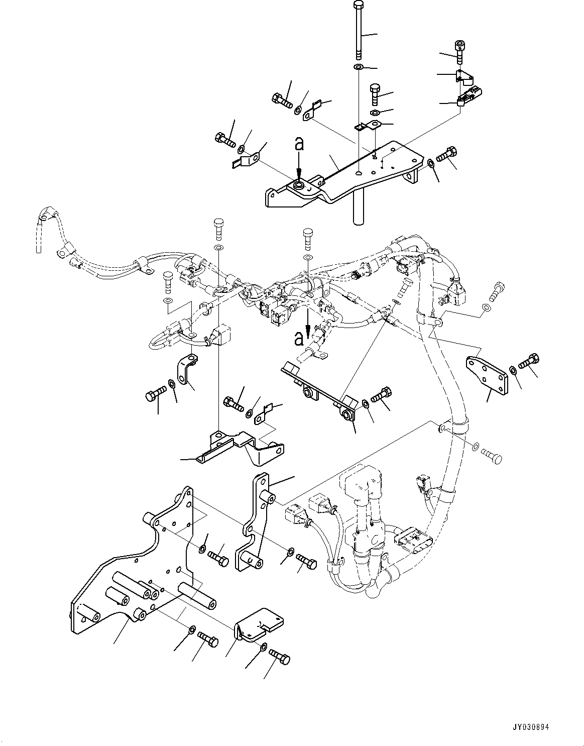 Komatsu parts book diagram for SAA6D140E-6 S/N 730001-UP (For HM400-3): ЬІФШЭёЮК ?ИЅ, (1/4)(#732431-)