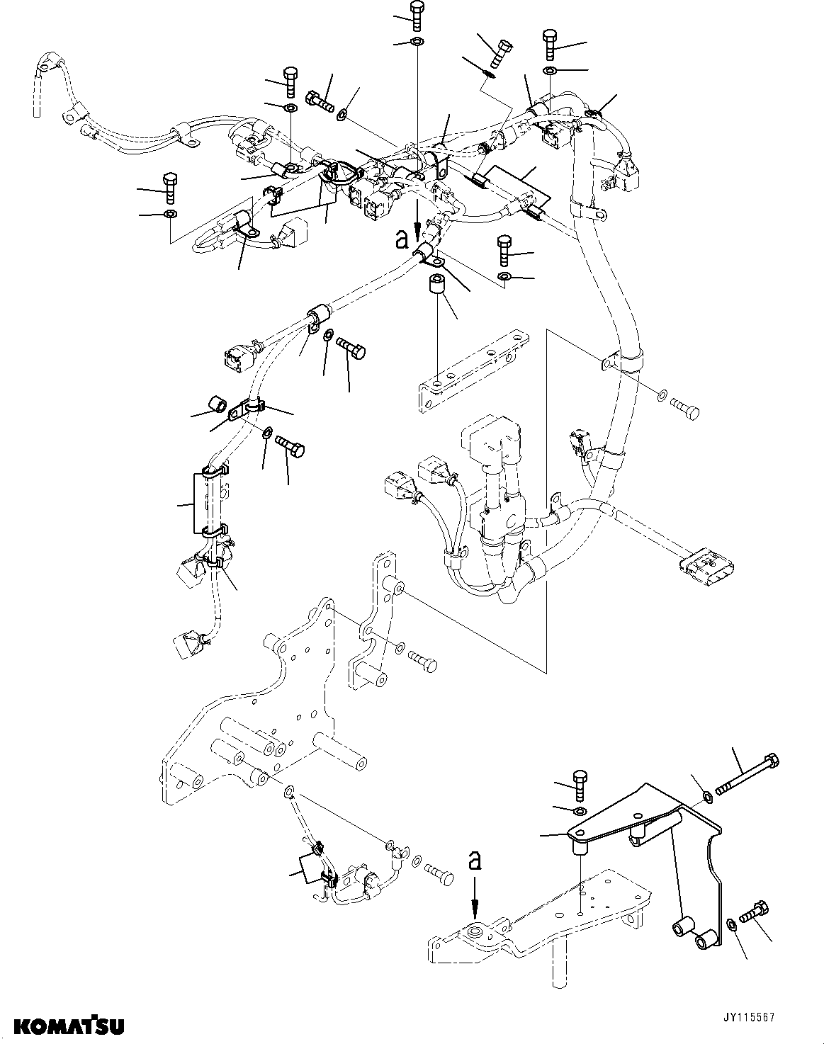 Komatsu parts book diagram for SAA6D140E-6 S/N 730001-UP (For HM400-3): ЬІФШЭёЮК ?ИЅ, (3/4)(#733008-)